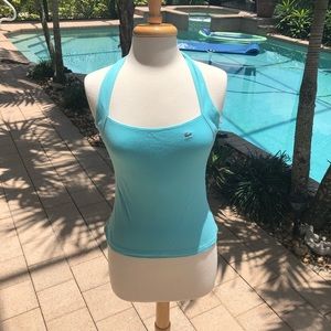 Light blue Lacoste halter top medium